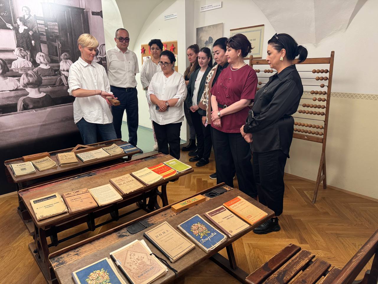 Kokand State University delegation visits the Pedagogical Museum in Prague