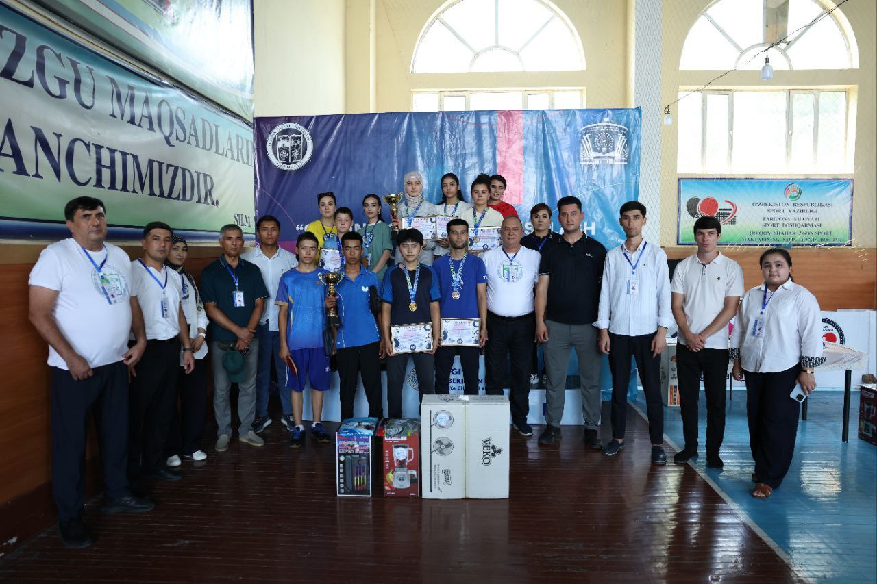 Table tennis competitions held as part of the “Rector’s Cup”