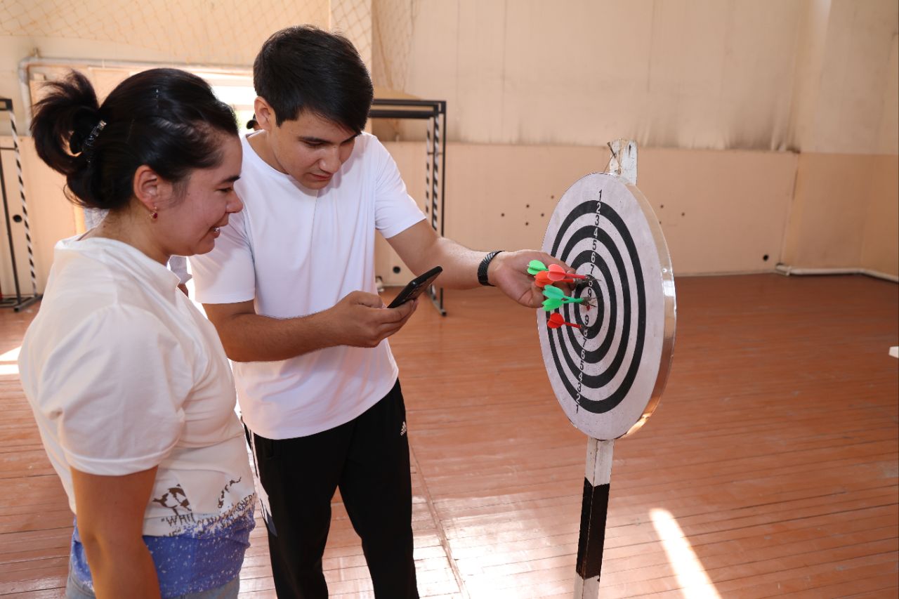 Volleyball and Darts Competitions among Women Held
