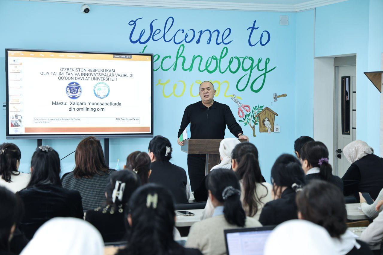 Political and Educational Roundtable Discussions Are Being Held at Kokand State University